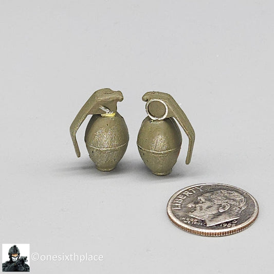 1:6 Ultimate Soldier Vietnam MIKE Force M26 Grenades (x2) for 12" Figures