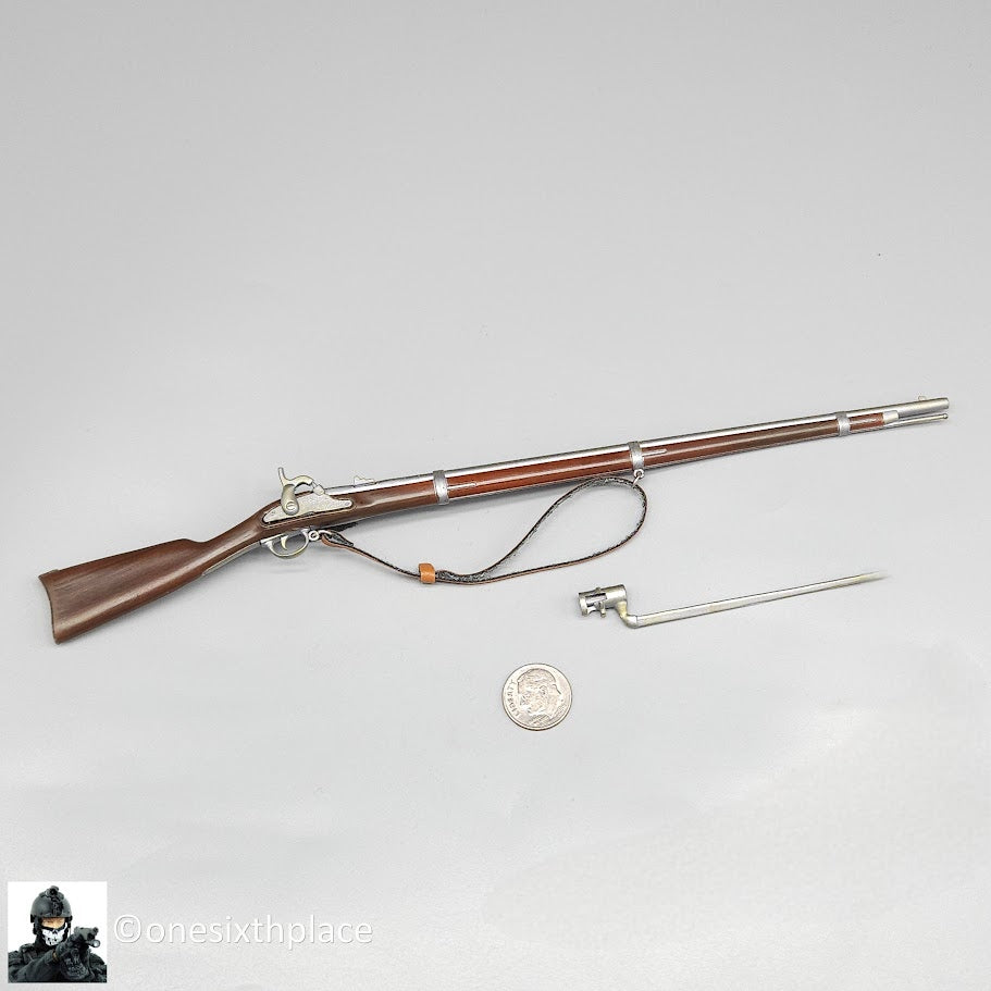 1:6 scale Sideshow Civil War 1861 Springfield Richmond Rifle w/ Bayonet 12" Figures