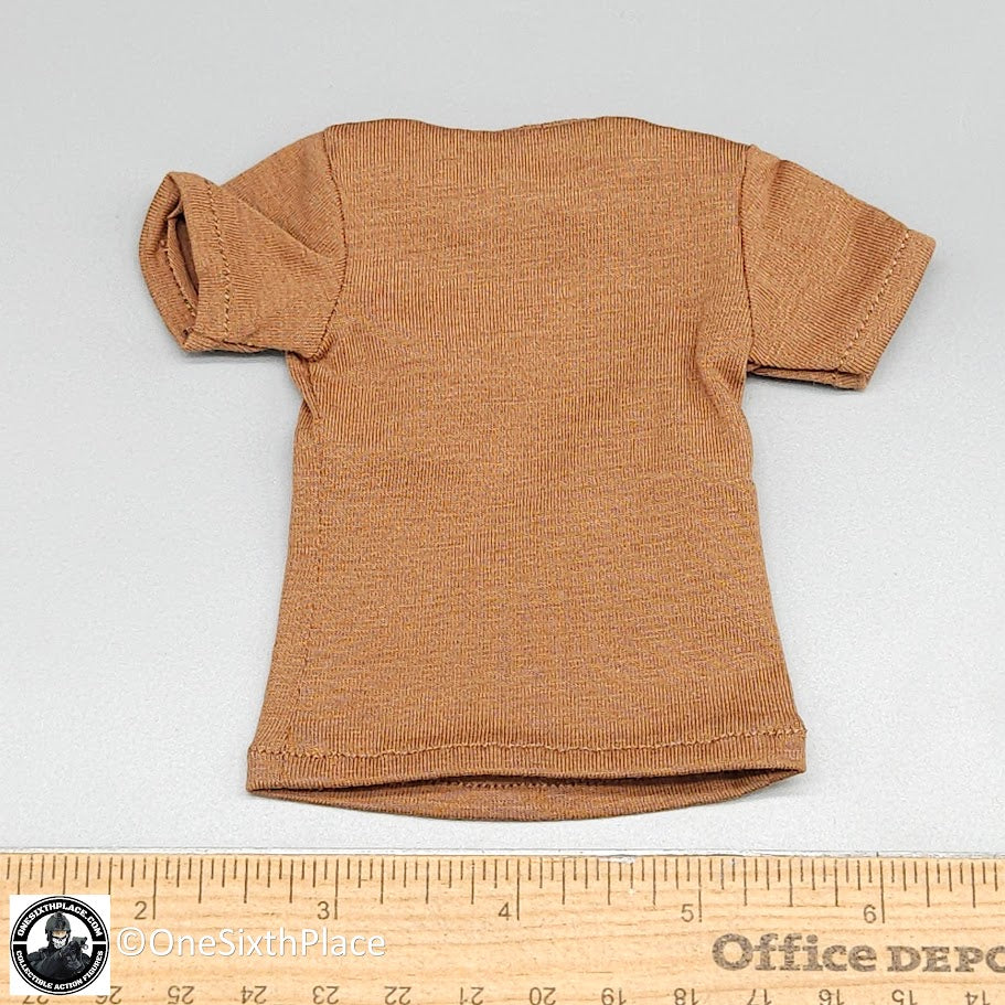 1:6 scale Easy & Simple NAVY Special Warfare Operator Brown T-Shirt for 12" Figures