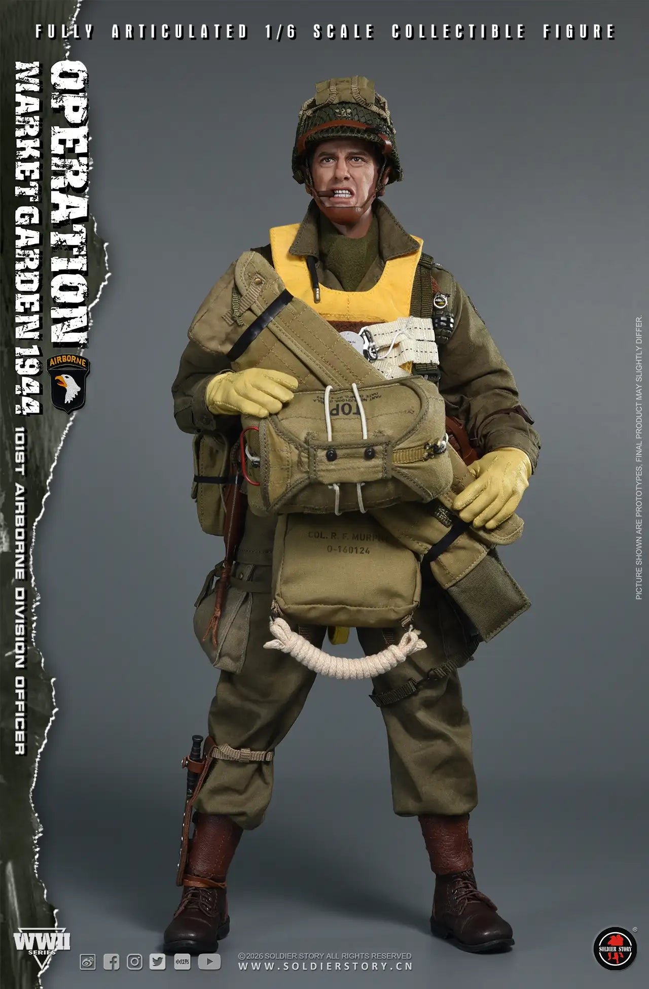 1:6 Soldier Story WWII Commander of the 101st Airborne Division Operation Market Garden 12" Figure (PREORDER)