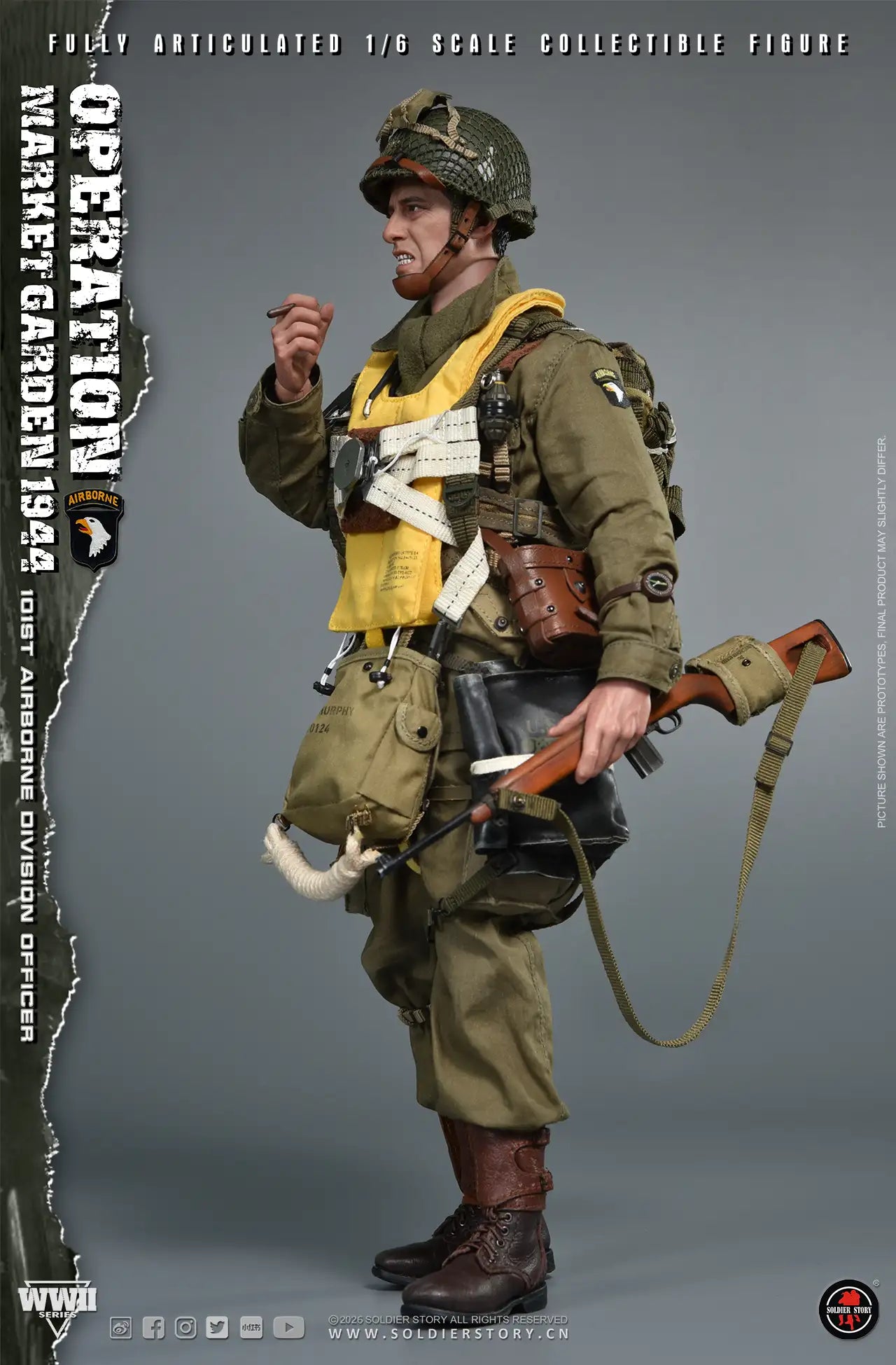 1:6 Soldier Story WWII Commander of the 101st Airborne Division Operation Market Garden 12" Figure (PREORDER)