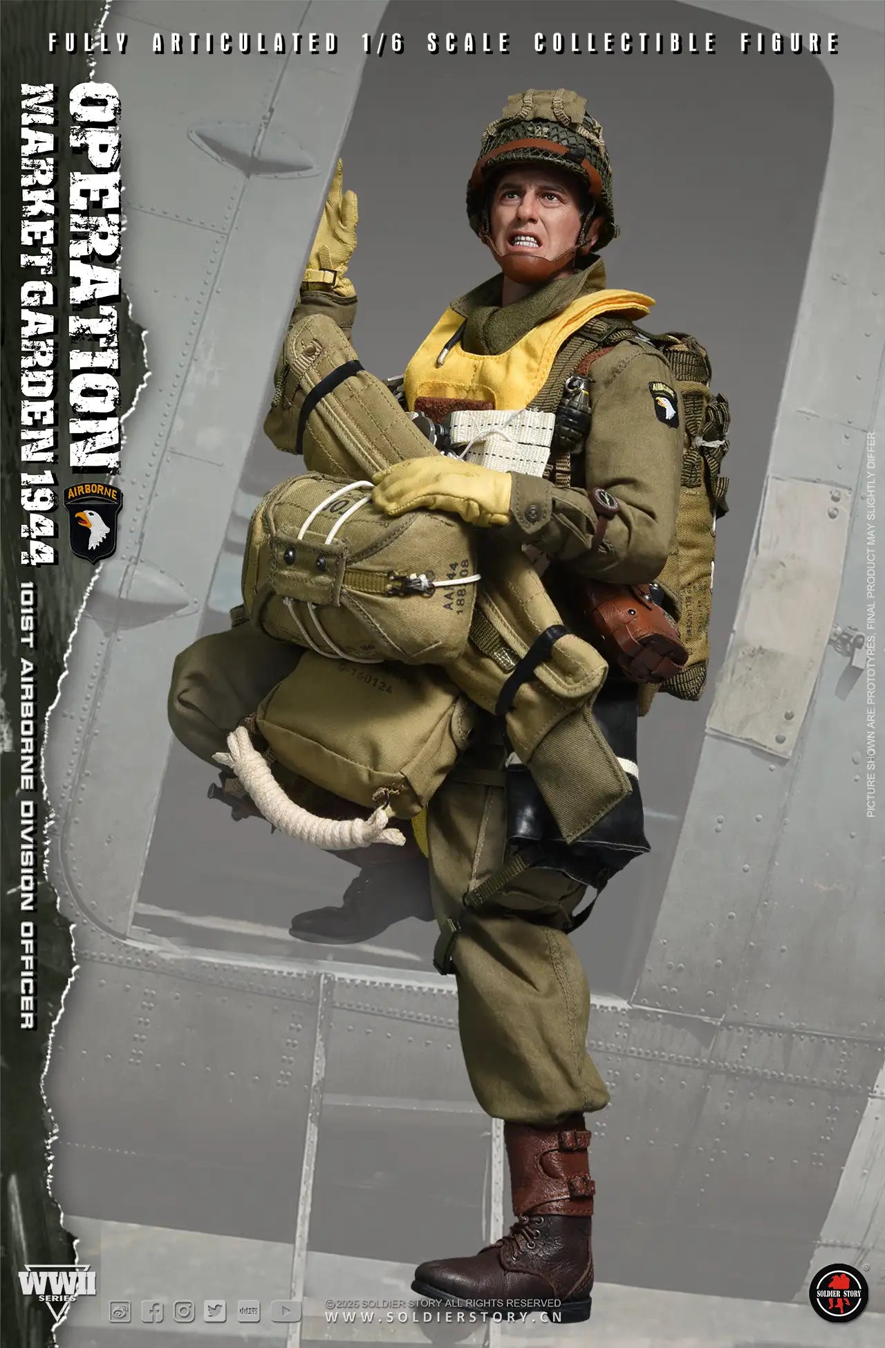 1:6 Soldier Story WWII Commander of the 101st Airborne Division Operation Market Garden 12" Figure (PREORDER)
