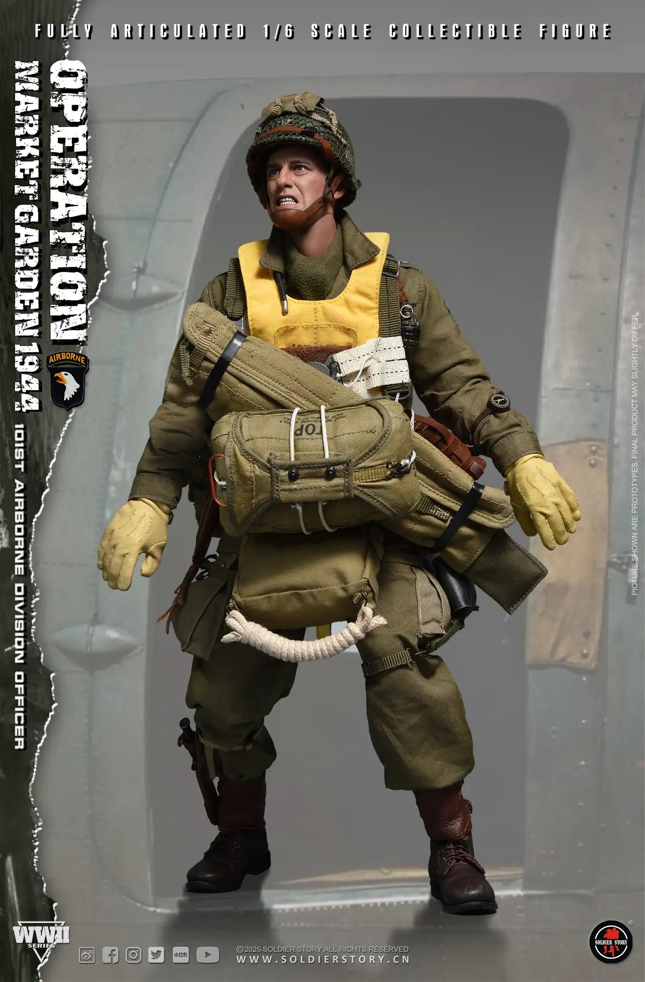 1:6 Soldier Story WWII Commander of the 101st Airborne Division Operation Market Garden 12" Figure (PREORDER)