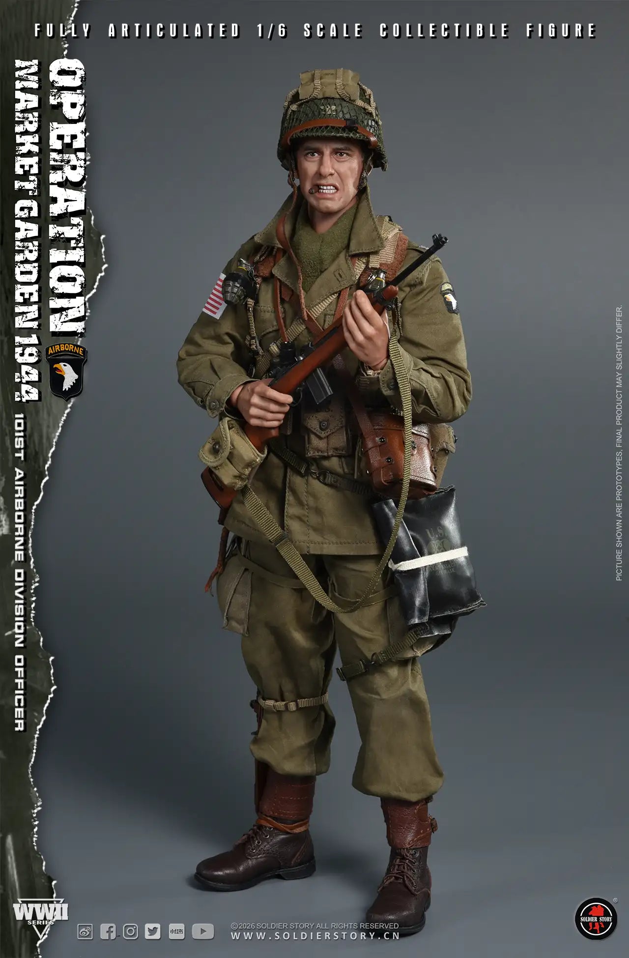 1:6 Soldier Story WWII Commander of the 101st Airborne Division Operation Market Garden 12" Figure (PREORDER)