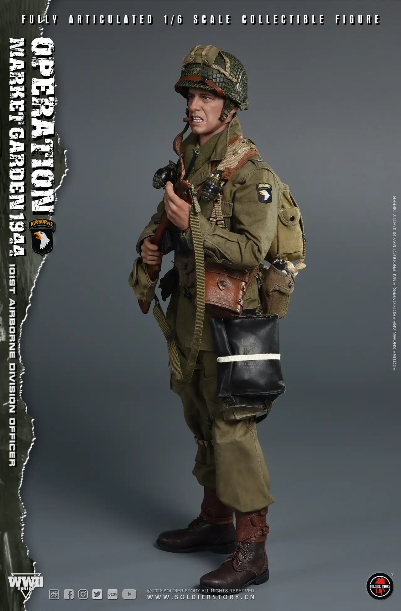 1:6 Soldier Story WWII Commander of the 101st Airborne Division Operation Market Garden 12" Figure (PREORDER)