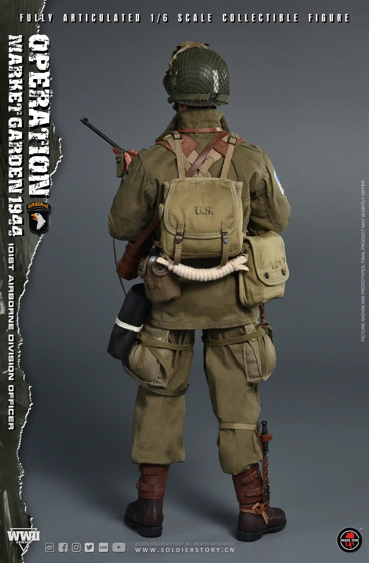 1:6 Soldier Story WWII Commander of the 101st Airborne Division Operation Market Garden 12" Figure (PREORDER)