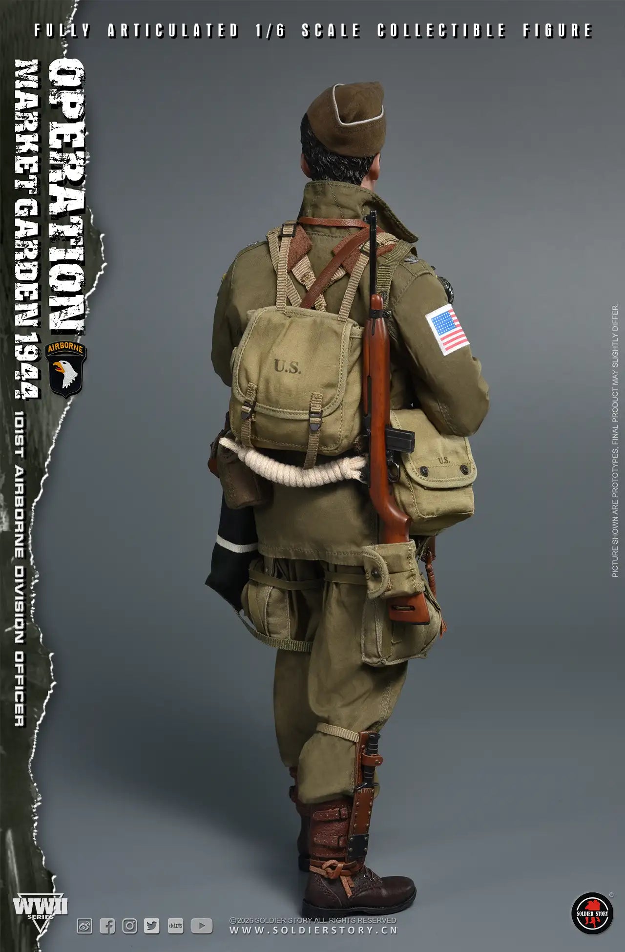 1:6 Soldier Story WWII Commander of the 101st Airborne Division Operation Market Garden 12" Figure (PREORDER)