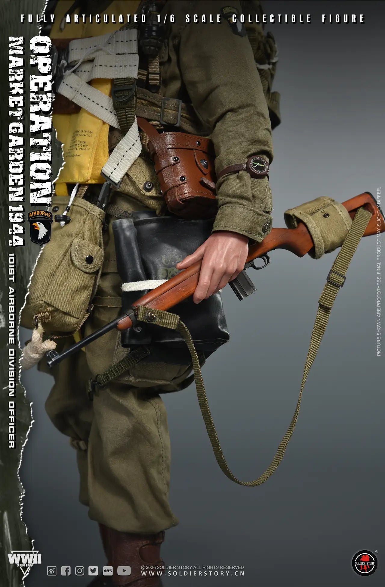1:6 Soldier Story WWII Commander of the 101st Airborne Division Operation Market Garden 12" Figure (PREORDER)