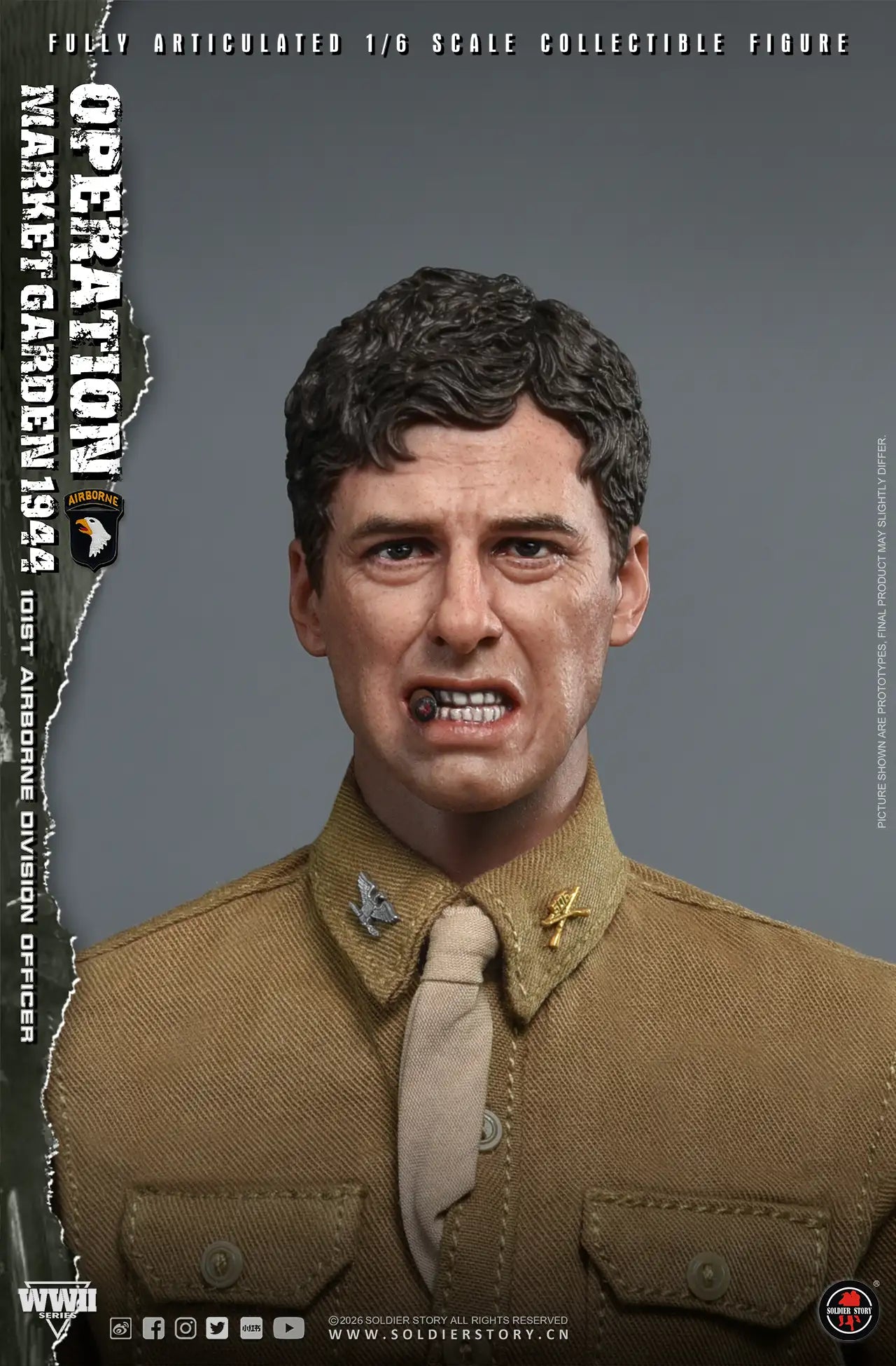 1:6 Soldier Story WWII Commander of the 101st Airborne Division Operation Market Garden 12" Figure (PREORDER)