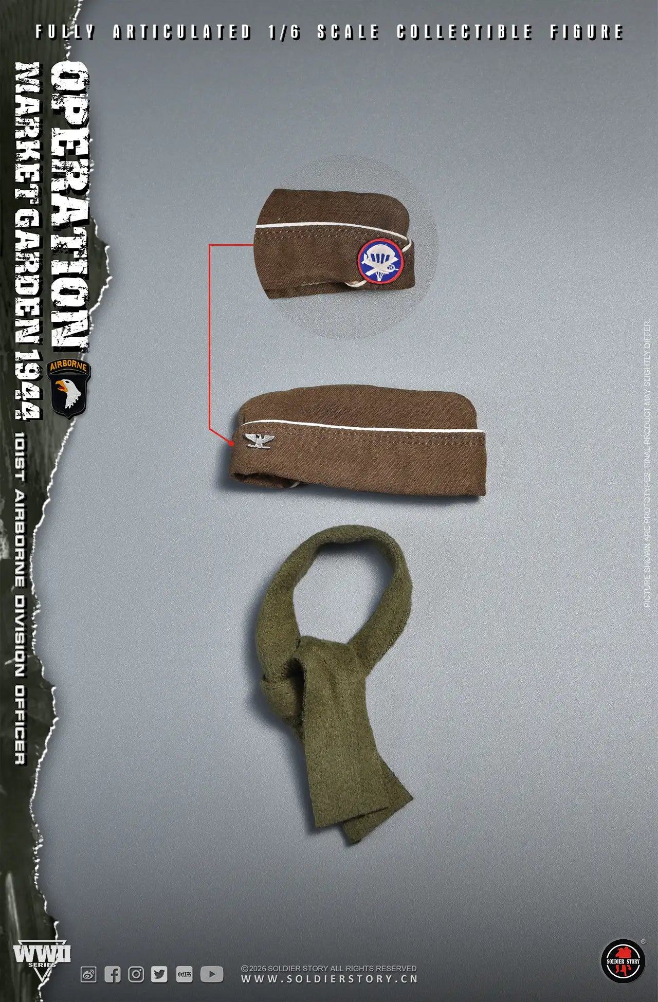 1:6 Soldier Story WWII Commander of the 101st Airborne Division Operation Market Garden 12" Figure (PREORDER)