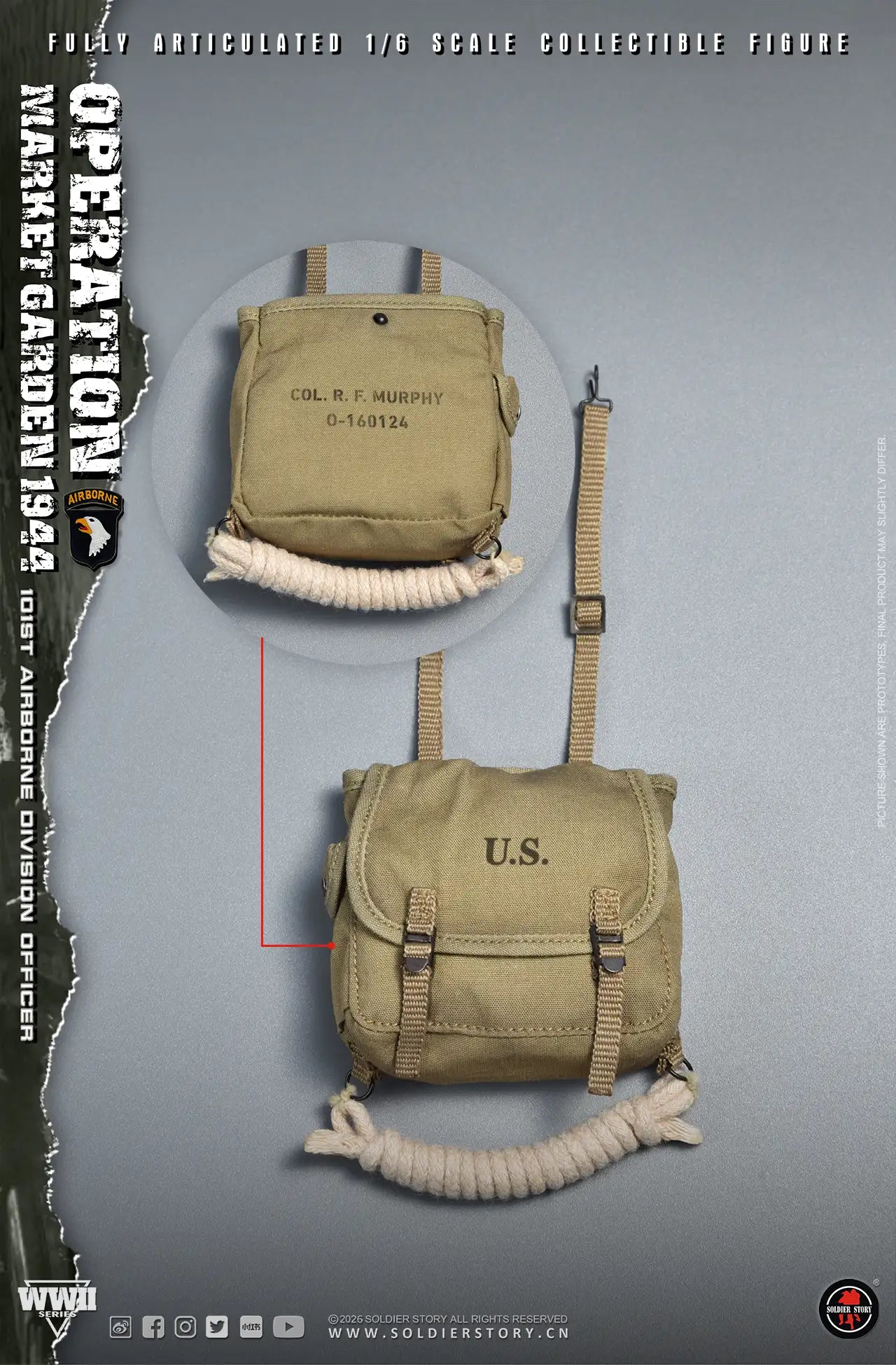 1:6 Soldier Story WWII Commander of the 101st Airborne Division Operation Market Garden 12" Figure (PREORDER)