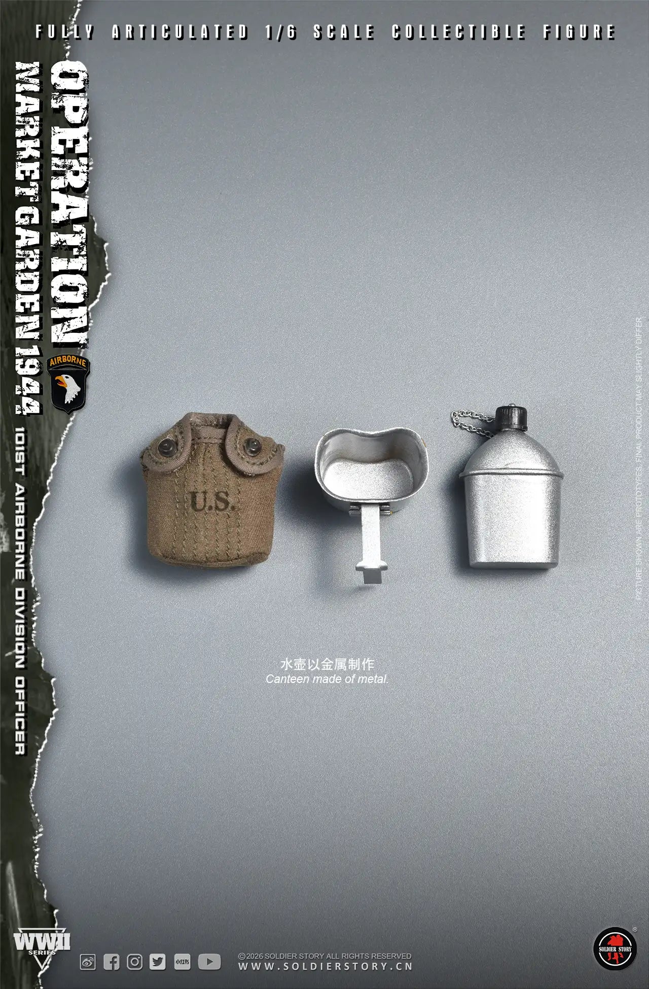 1:6 Soldier Story WWII Commander of the 101st Airborne Division Operation Market Garden 12" Figure (PREORDER)