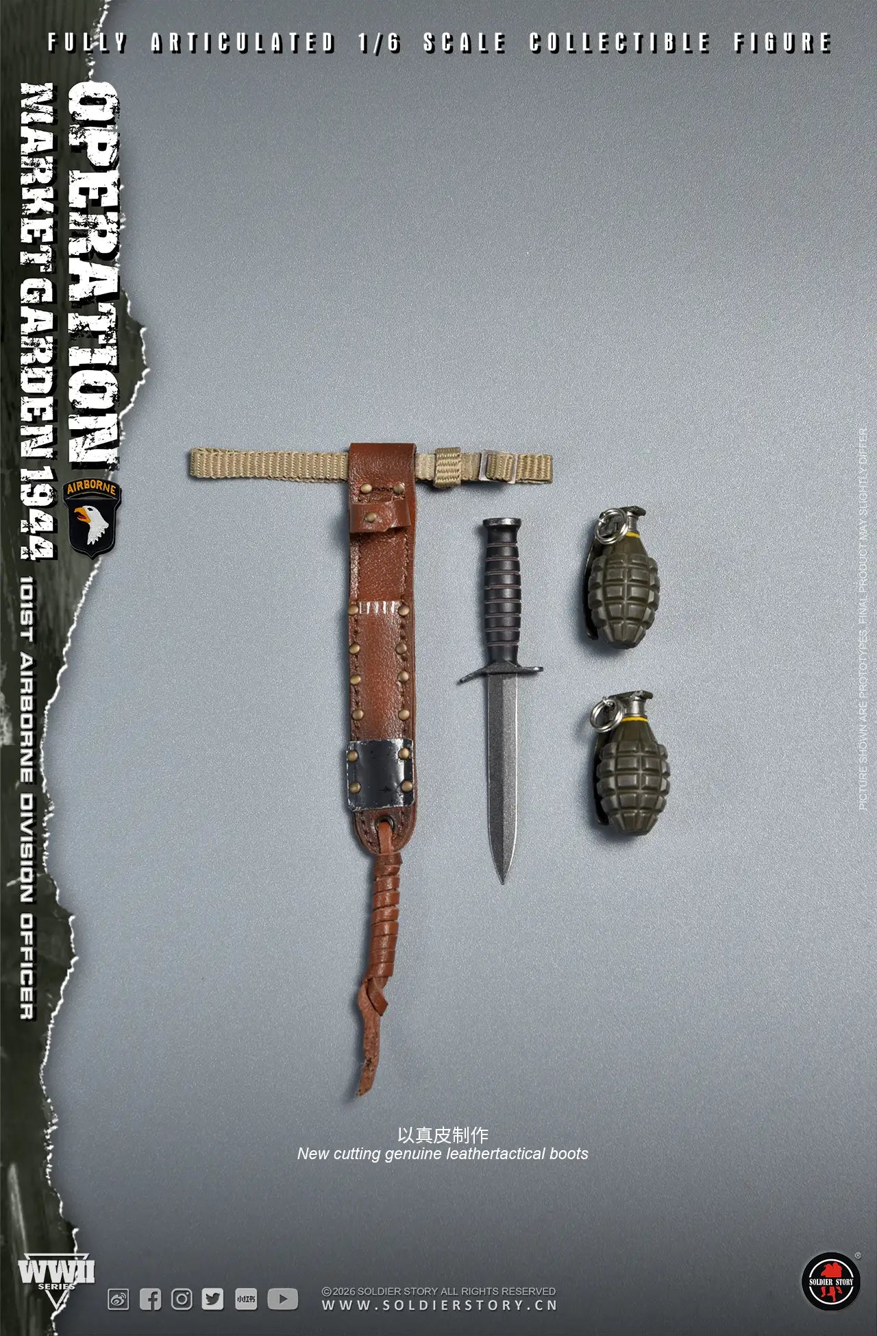 1:6 Soldier Story WWII Commander of the 101st Airborne Division Operation Market Garden 12" Figure (PREORDER)