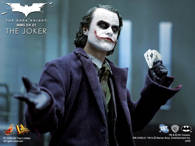 1:6 scale Hot Toys The Dark Knight Joker DX01 12" Action Figure