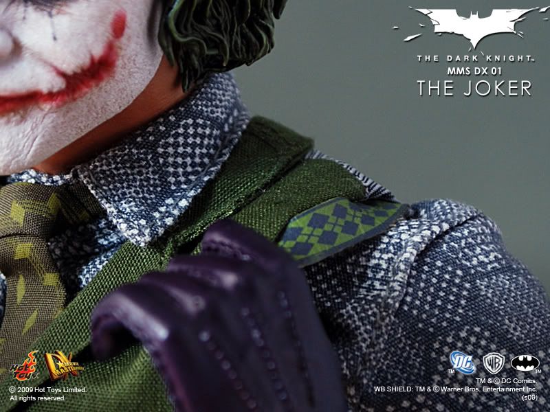 1:6 scale Hot Toys The Dark Knight Joker DX01 12" Action Figure