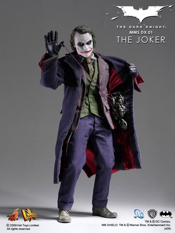1:6 scale Hot Toys The Dark Knight Joker DX01 12" Action Figure