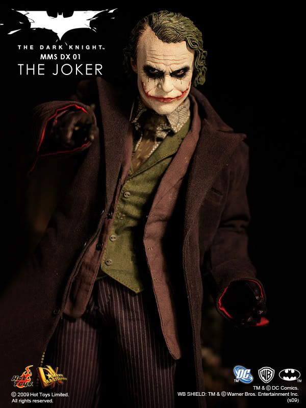 1:6 scale Hot Toys The Dark Knight Joker DX01 12" Action Figure