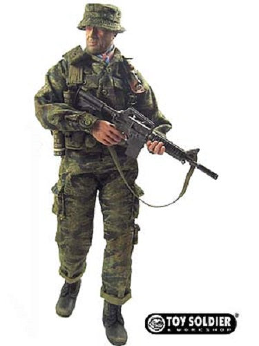 1:6 scale Toy Soldier Vietnam MIKE FORCE Tigerstripe Beret Hat w/ Flash for 12" Figures