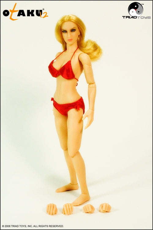 1:6 Triad Toys Female Otaku 1.2 Caucasian Body w/ Blond Hair for 12" Figure READ NOTES