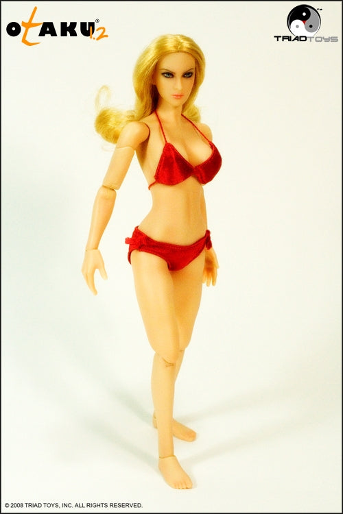 1:6 Triad Toys Female Otaku 1.2 Caucasian Body w/ Blond Hair for 12" Figure READ NOTES