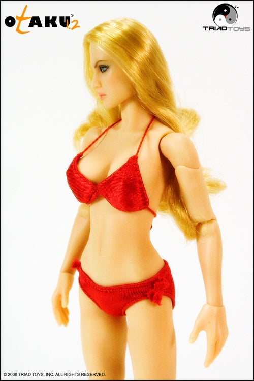 1:6 Triad Toys Female Otaku 1.2 Caucasian Body w/ Blond Hair for 12" Figure READ NOTES