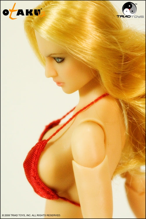 1:6 Triad Toys Female Otaku 1.2 Caucasian Body w/ Blond Hair for 12" Figure READ NOTES