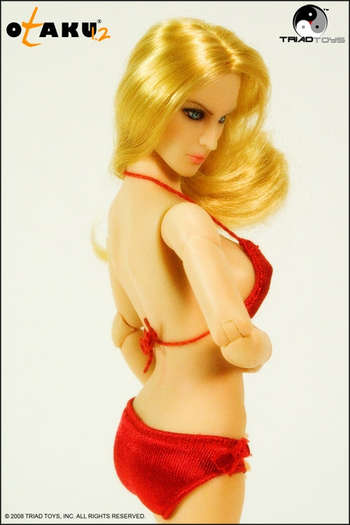 1:6 Triad Toys Female Otaku 1.2 Caucasian Body w/ Blond Hair for 12" Figure READ NOTES