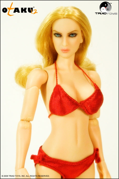 1:6 Triad Toys Female Otaku 1.2 Caucasian Body w/ Blond Hair for 12" Figure READ NOTES