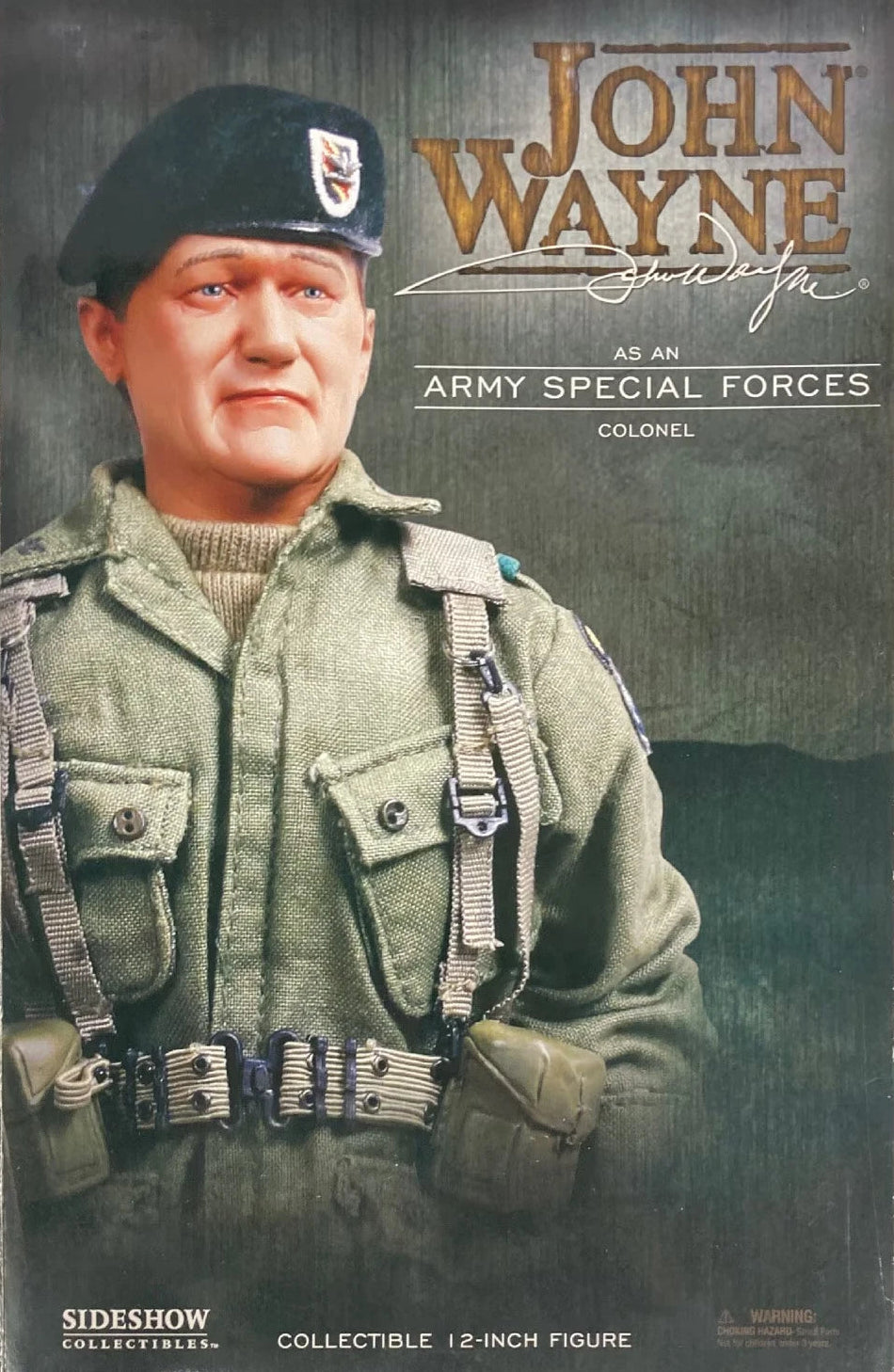 1:6 scale Sideshow Vietnam John Wayne Col Kirby Green Beret Hat for 12" Figures