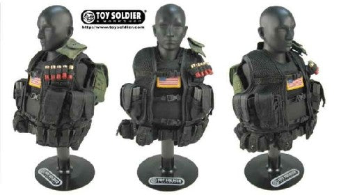 1:6 scale Toy Soldier Delta Force Black Frag Grenade Pouch for 12" Figures