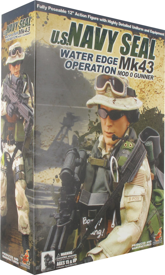 1:6 scale Hot Toys Water Edge Ops Tan Ballistic Helmet for 12" Figures