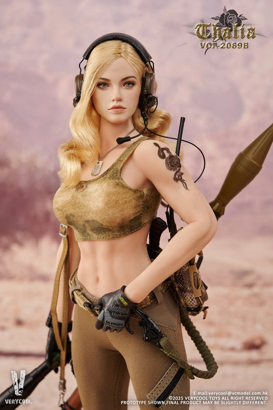 1:6 scale Very Cool Desert Female Soldier Talia Blonde Hair Action Figure VCF2069B (PREORDER)