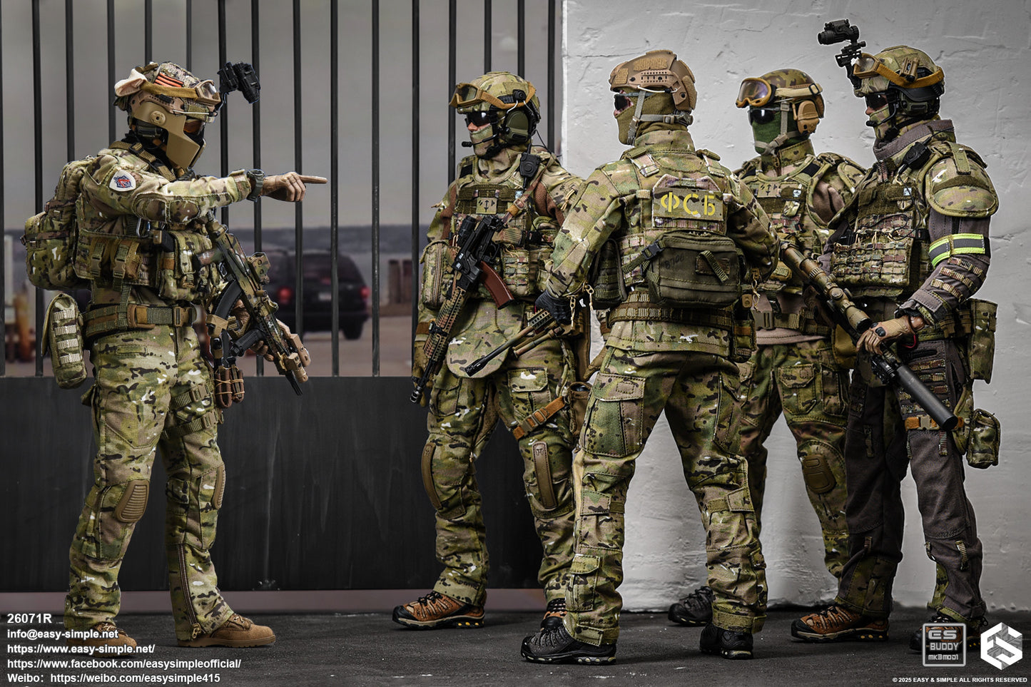 1:6 scale Easy & Simple FSB ALPHA Team Leader 12" Action Figure 26071R