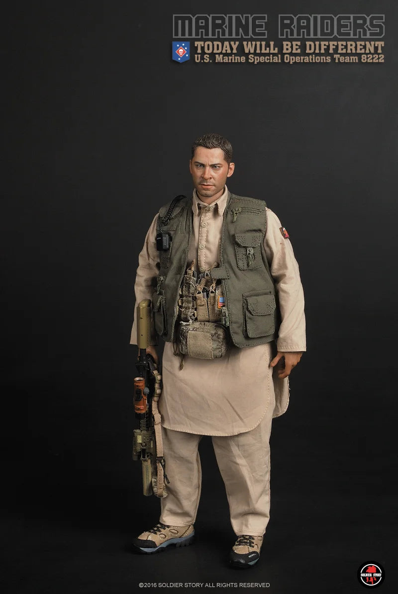 1:6 scale Soldier Story Marine Raider Shalwar Kameez Shirt & Pants for 12" Figures