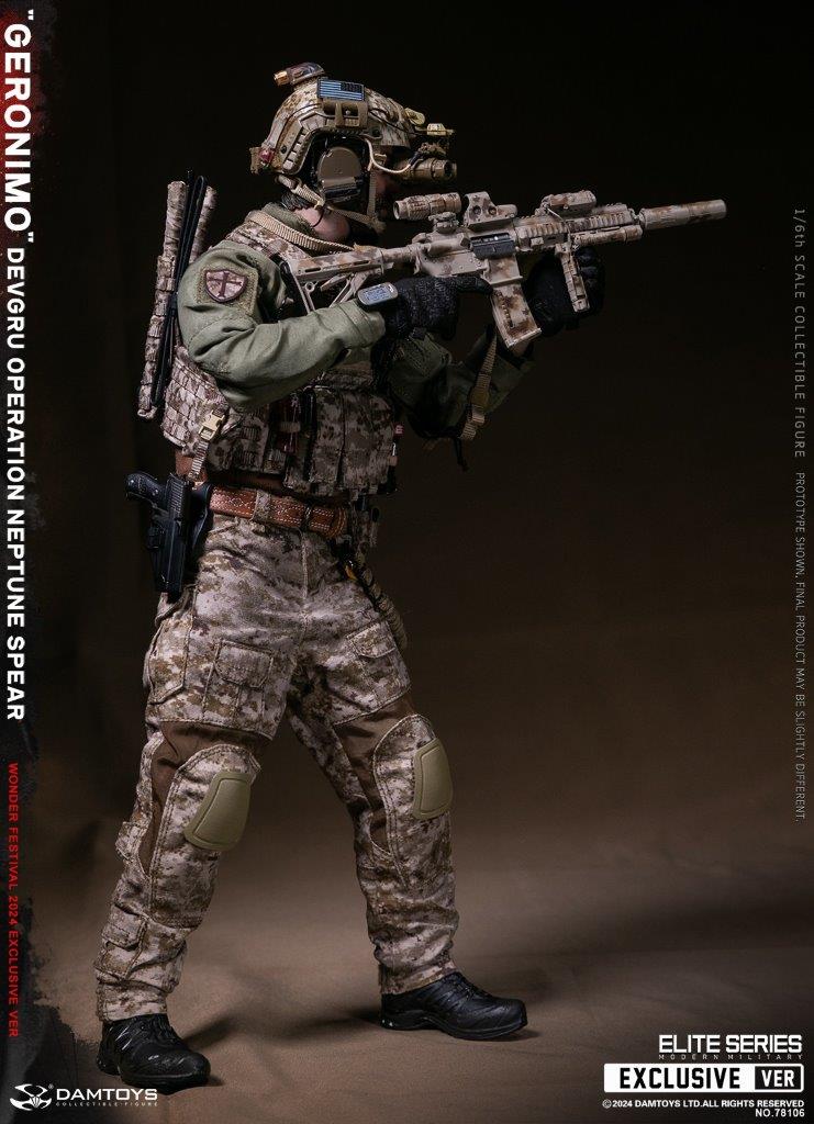 1:6 scale Damtoys DEVGRU Operation Neptune Spear “GERONIMO” Wonder Festival Exclusive 12" Figure
