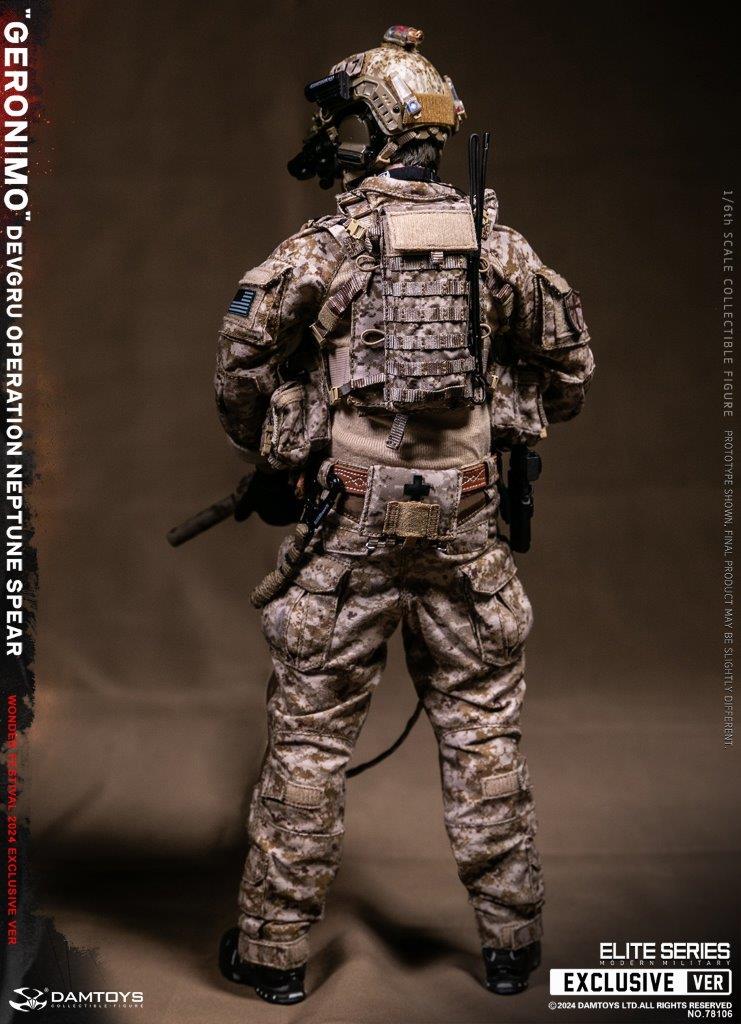 1:6 scale Damtoys DEVGRU Operation Neptune Spear “GERONIMO” Wonder Festival Exclusive 12" Figure