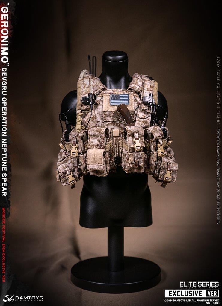 1:6 scale Damtoys DEVGRU Operation Neptune Spear “GERONIMO” Wonder Festival Exclusive 12" Figure