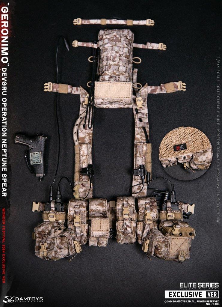 1:6 scale Damtoys DEVGRU Operation Neptune Spear “GERONIMO” Wonder Festival Exclusive 12" Figure