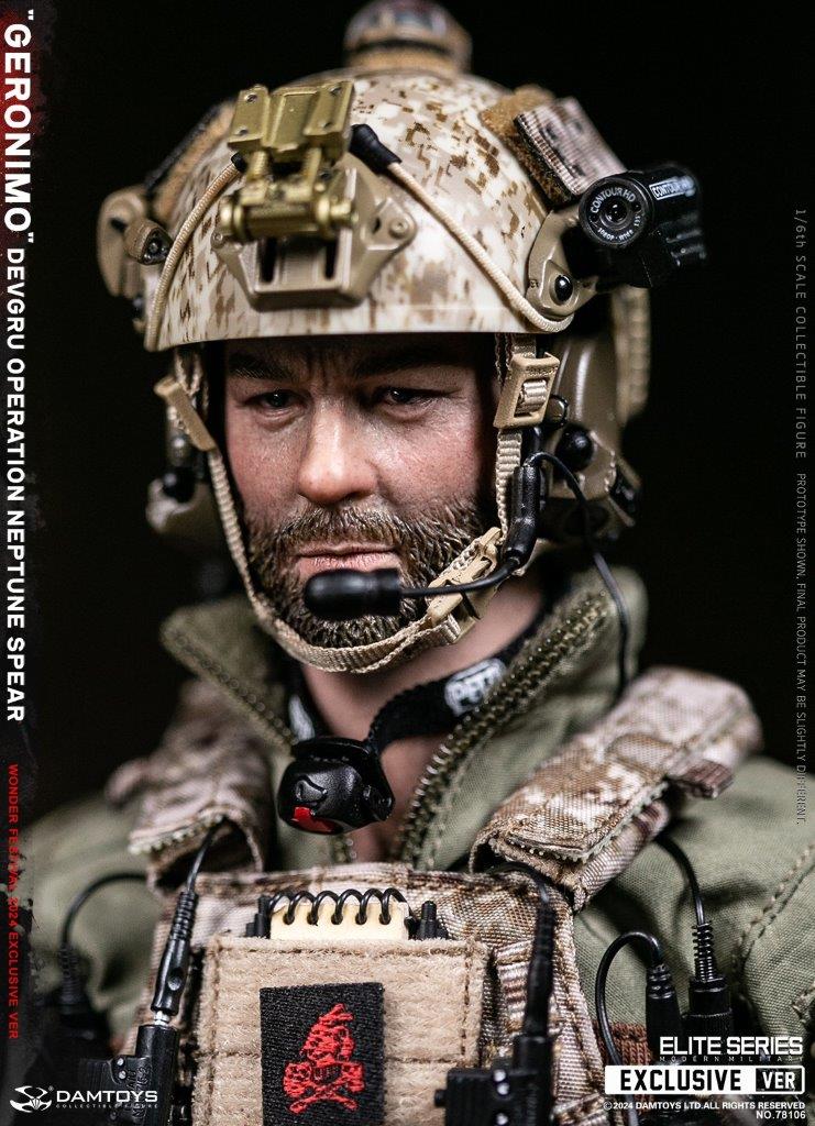1:6 scale Damtoys DEVGRU Operation Neptune Spear “GERONIMO” Wonder Festival Exclusive 12" Figure