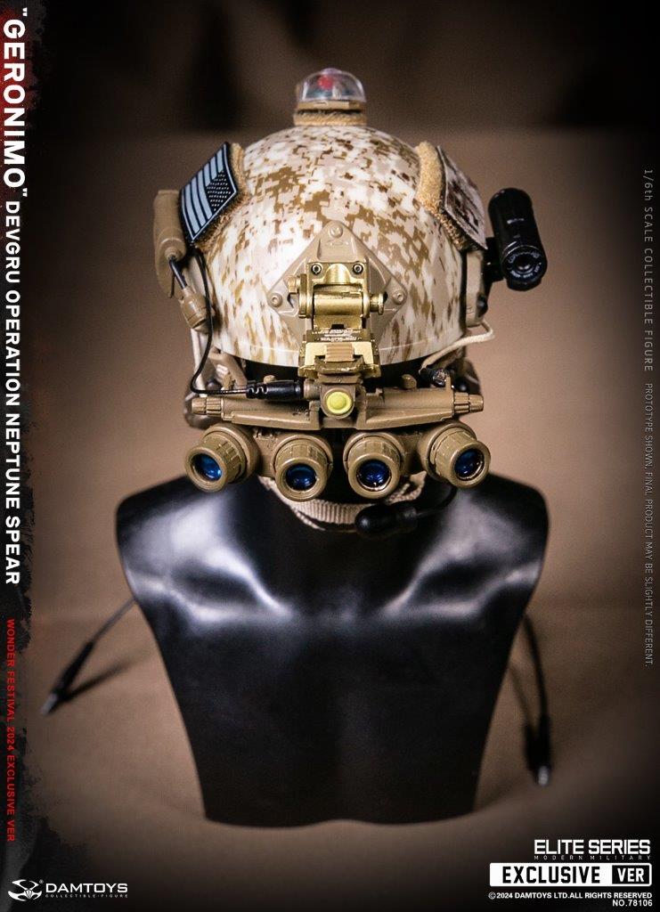 1:6 scale Damtoys DEVGRU Operation Neptune Spear “GERONIMO” Wonder Festival Exclusive 12" Figure