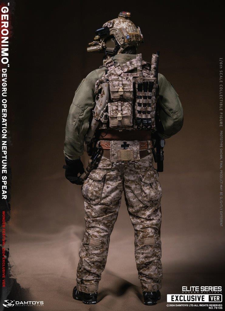 1:6 scale Damtoys DEVGRU Operation Neptune Spear “GERONIMO” Wonder Festival Exclusive 12" Figure