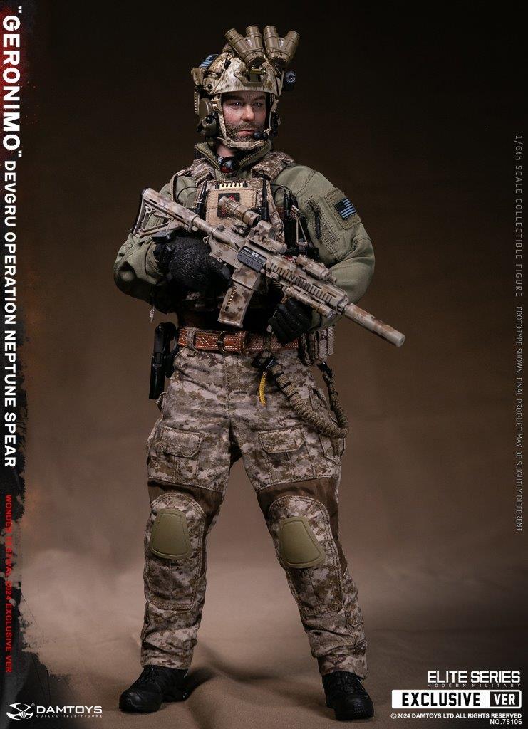 1:6 scale Damtoys DEVGRU Operation Neptune Spear “GERONIMO” Wonder Festival Exclusive 12" Figure