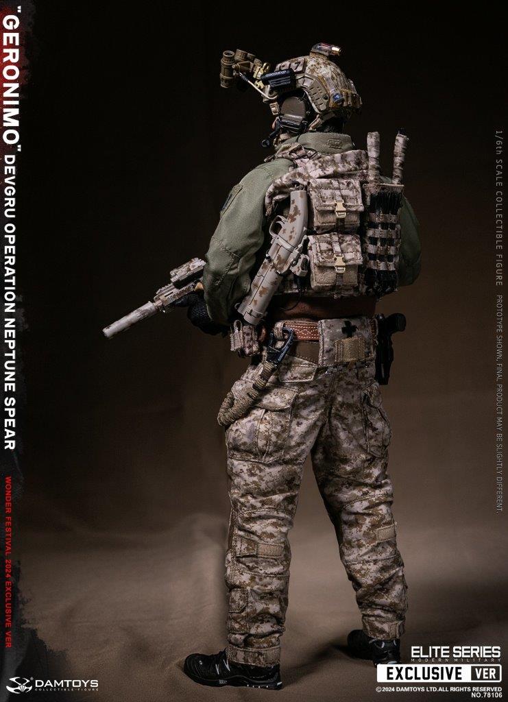1:6 scale Damtoys DEVGRU Operation Neptune Spear “GERONIMO” Wonder Festival Exclusive 12" Figure