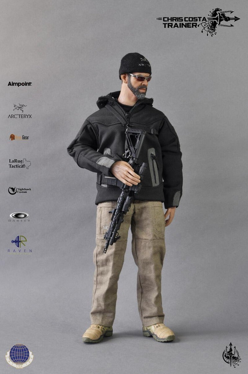1:6 scale CALTEK Chris Costa Skull Cap Beanie Hat for 12" Figures