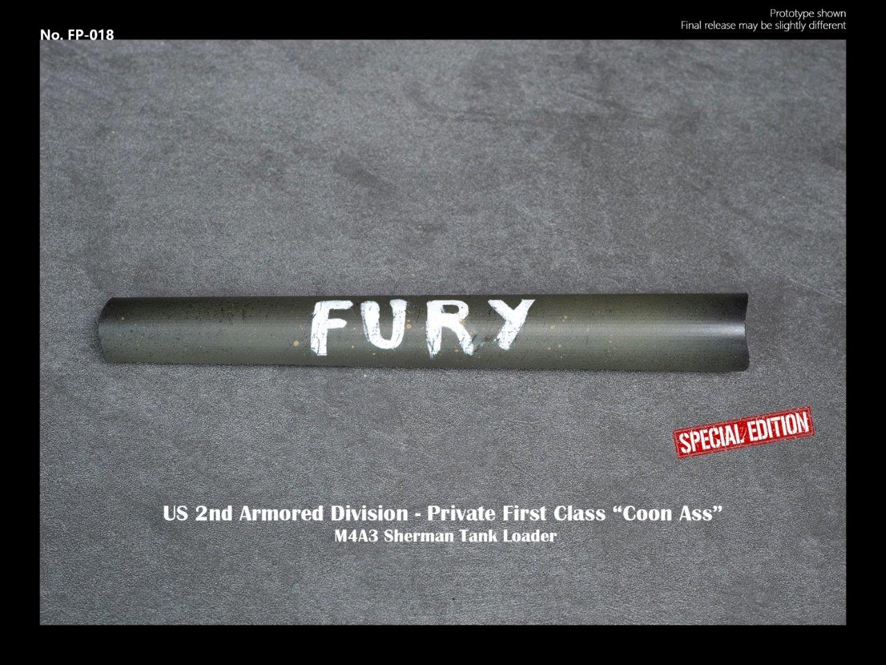 1:6 WWII US 2nd Armored Division Private First Class Tank Loader "Coon Ass" DELUXE VERSION 12" Figure FP018B