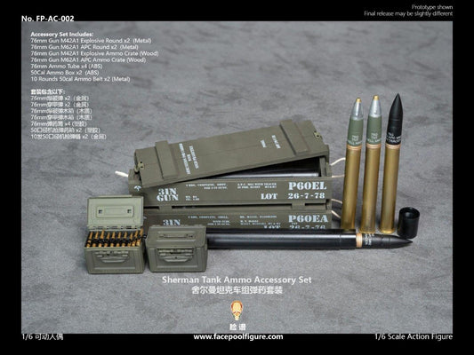 1:6 scale WWII US Sherman Tank Ammo Accessory Set for 12" Figures FP-AC002