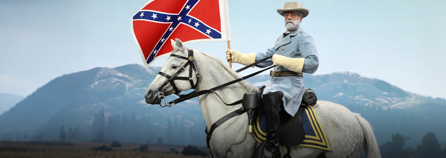 1:6 scale DID E60086 US Civil War White War Horse (Standing) for 12" Figures (PREORDER)
