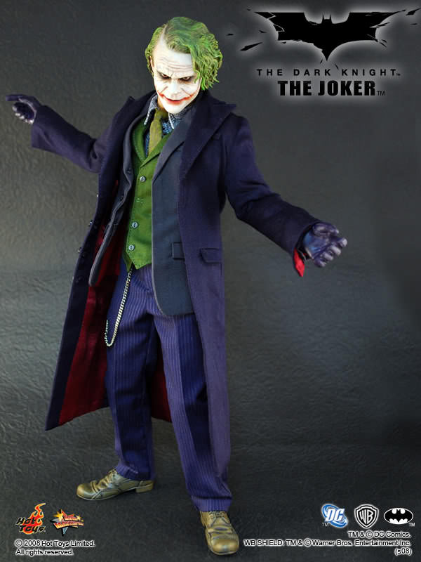 1:6 scale Hot Toys The Dark Knight Joker 12" Action Figure MMS68