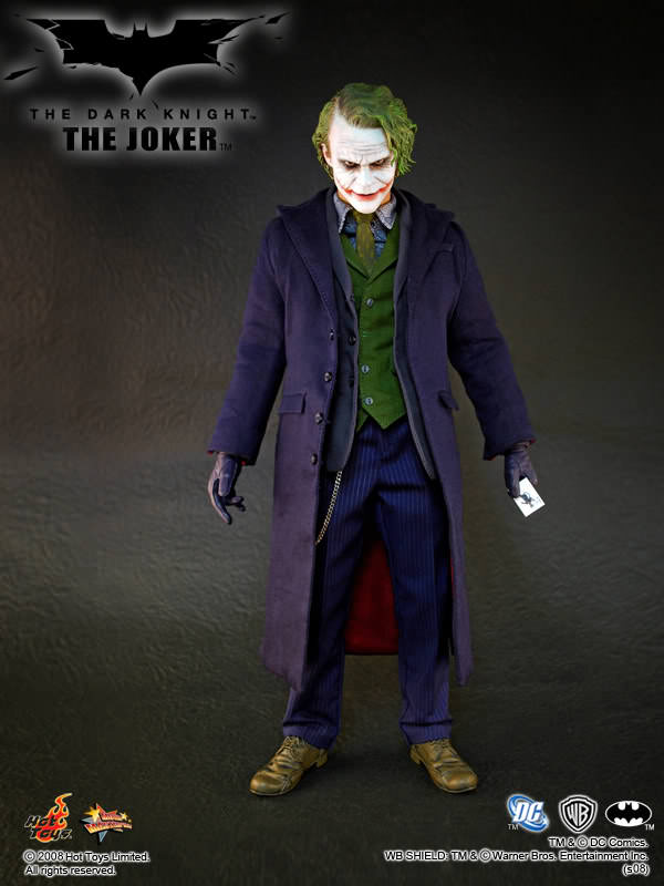 1:6 scale Hot Toys The Dark Knight Joker 12" Action Figure MMS68