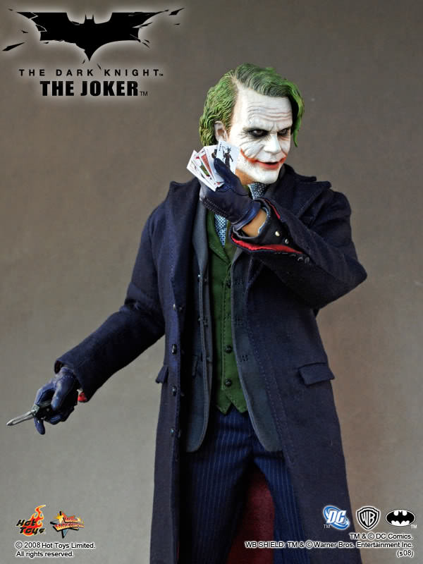 1:6 scale Hot Toys The Dark Knight Joker 12" Action Figure MMS68
